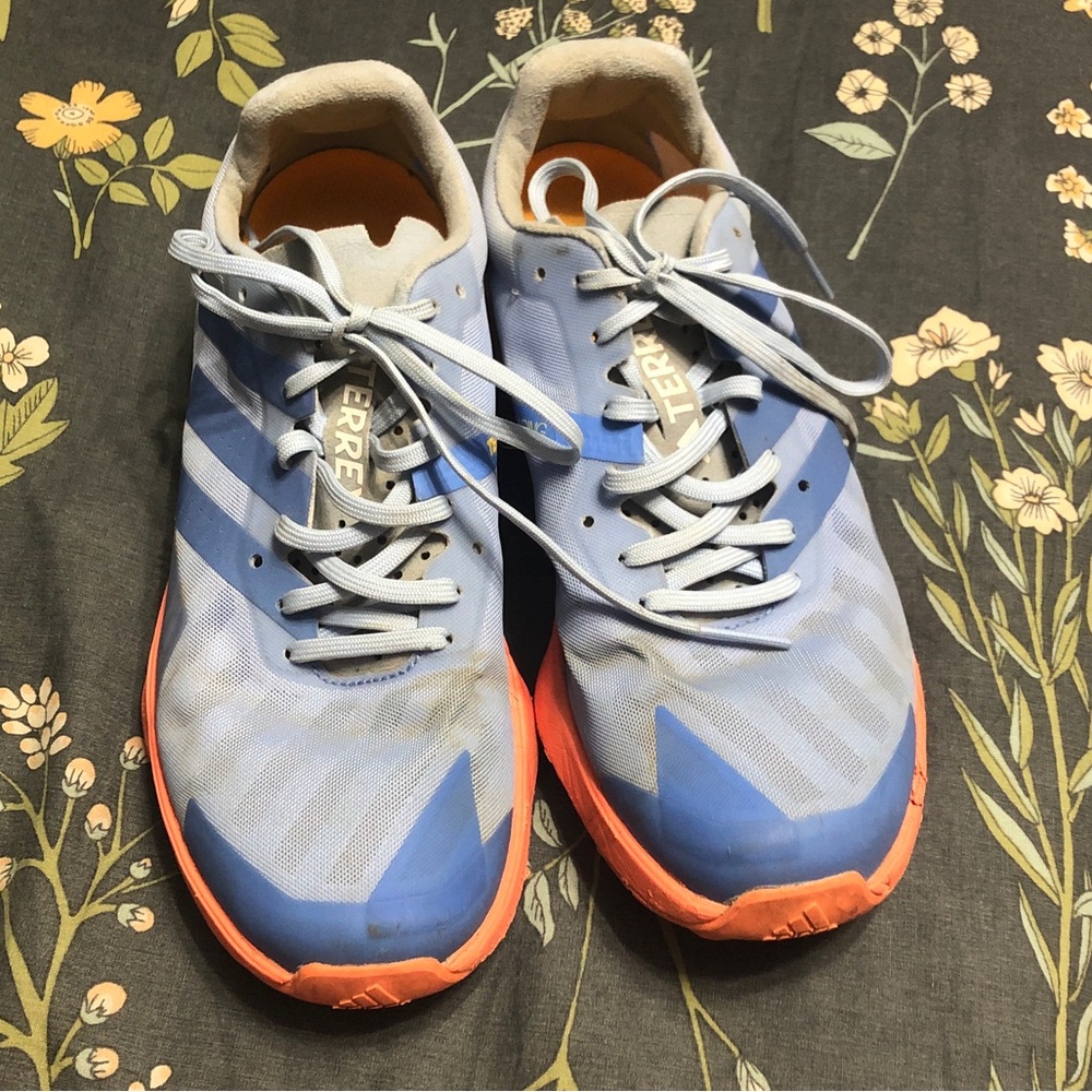Adidas Terrex Racing Lightstrike 210 Boost Continental Sneakers in Blue Size 8